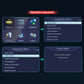 OBD diagnostic scanner operation menu screens with diagnostic steps shown
