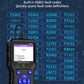 OBD2 diagnostic tool screen showing fault codes and navigation controls