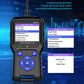 OBD2 scan tool with LCD menu interface and freeze-frame function display
