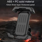 Black ABS and PC phone holder with thick panel and rugged cradle
