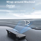 Black HUD unit projecting large white digits on the windshield for speed display
