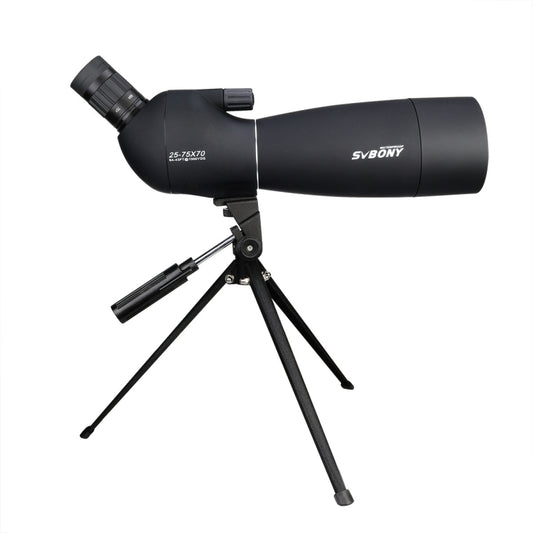 SVBONY black bird scope on tripod with side focus knob