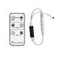 Infrared LED dimmer controller with remote handset and inline receiver module