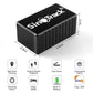 Compact black GPS tracker with Sinotrack branding on top and ridged side panel