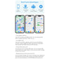Sinotrack mobile app screens showing tracking maps and device features
