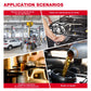 Brake fluid testing application scenarios graphic for repair and maintenance use