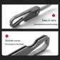Folding mini titanium knife with smooth carry curve and buckle-style end
