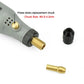 Mini electric grinder pen chuck with replacement collet and size range