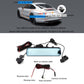 Car dash cam wiring kit with cables and connectors for backup camera