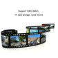 Car dashcam storage graphics showing TF card capacity and loop recording