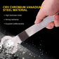 Silver CRV engine tensioner adjustment wrench with forked end and long bar