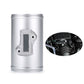 83mm air intake sensor flange base, silver cylinder with rectangular sensor opening