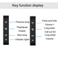 Black handlebar remote button layout with previous, play/pause, next, and call controls