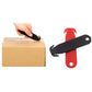 Unboxing film cutting knife used to slice packing film on a cardboard box