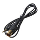 Stereo audio input cable with 3.5mm plug and round multi-pin connector