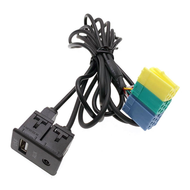 20-pin AUX/USB audio input cable with wiring and multi-connector plug