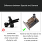 Black air outlet clip phone holder base with direct clamp adapter