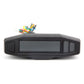 Motorcycle LCD instrument cluster, dark display window with side control button