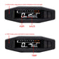 Motorcycle LCD instrument cluster with mph/km/h and TRIP mode display