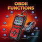 KONNWEI KW340 OBDII+OBD engine code reader tool with LCD screen and function buttons