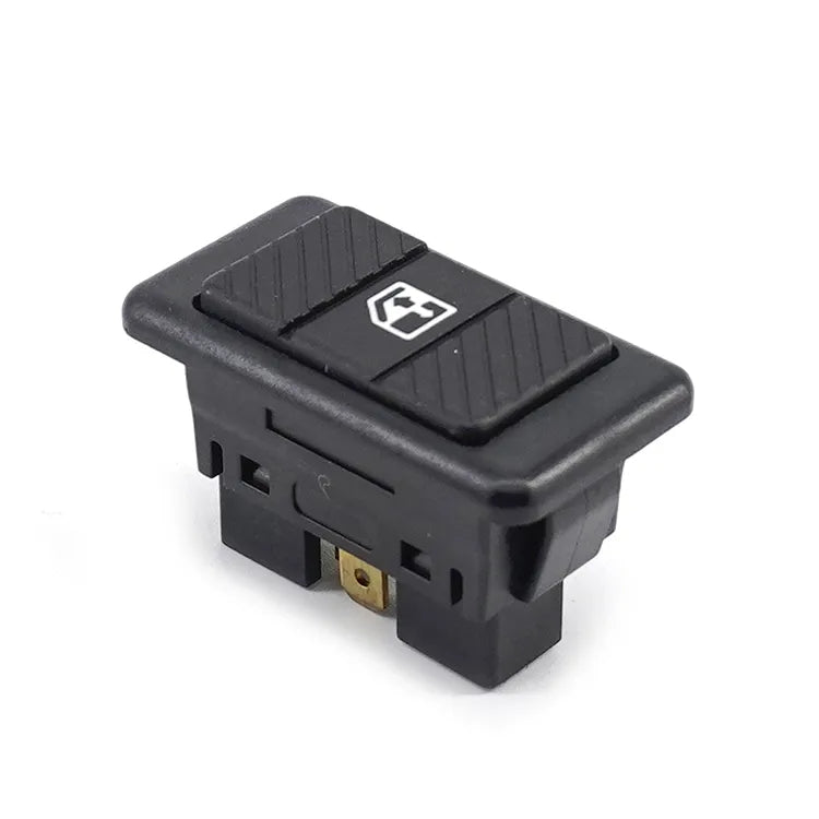 Black electric power window control switch with up/down arrow icon