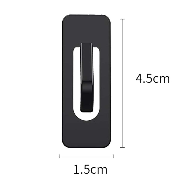 Black cup holder limiter insert, 4.5 cm height and 1.5 cm width
