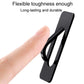 Black cup holder limiter clip with loop opening for easy placement