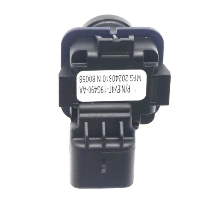 Reversing assist camera module rear view with label and connector port
