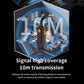 Bluetooth transmitter receiver adapter with orange ports and hands-free design