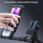 Bicycle phone holder with detachable design and secure handlebar mounting grips