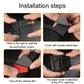 ETC slide bracket installation steps showing covers sliding and tape attachment
