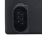 Black steering lock emulator connector socket with multiple pin openings
