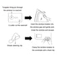 Car window emergency safety hammer card with step-by-step rescue diagram