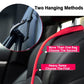 Red silicone car seat hook with adjustable strap for hanging bags