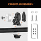 Bicycle bell locator mounting kit: white bell base, bracket, screws and wrench
