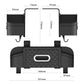 Car seat back tissue storage box size diagram with straps and front tissue window
