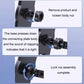 Installation lock nut and connecting plate for car seat backrest phone holder