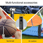 Inflatable pump kit with multi-functional accessories for car tire, sports ball, and air cushion