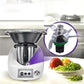Thermomix mixing blade replacement with green sealing ring on black mount