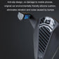 Car air vent phone bracket with silicone anti-slip cushion for protection