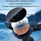 Car wireless charging holder with copper coil detail and heat-insulating panel