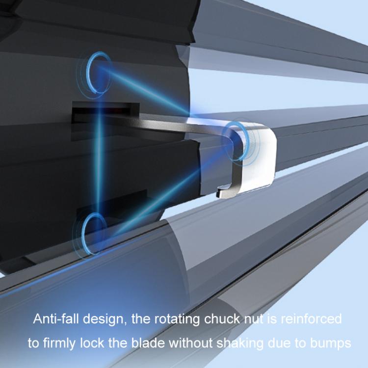 Car air vent charging holder with anti-fall mounting and rotating clamp arm
