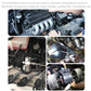 Circuit tester used near engine bay components for activation and polarity checks