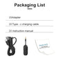 Package contents: M126 2-in-1 AUX Bluetooth adapter, Type-C cable, user manual