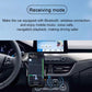 Bluetooth AUX car audio receiver/transmitter in receiving-mode car setup