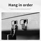 Trunk wall embedded hook with hanging strap and pair of mounting clips