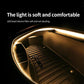 LED light bar with soft warm glow along trunk edge above ribbed cargo tray