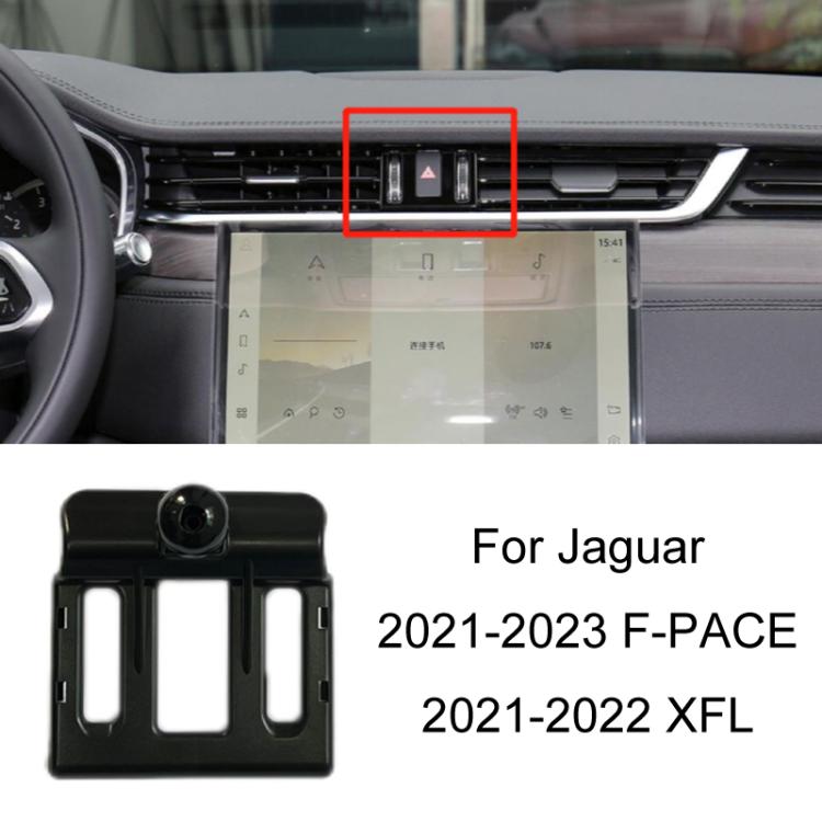 Black phone navigation bracket base with ball head for dashboard vent mount
