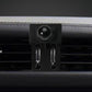Phone navigation bracket base close-up, black ball joint with two prongs