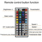 LED strip light remote control with multicolor mode buttons and power switch